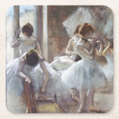 Dessous-de-verre Carré En Papier Danseurs Edgar Degas (Devant)