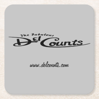 Dessous-de-verre Carré En Papier Del Counts Coasters