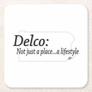 Dessous-de-verre Carré En Papier Delco Lifestyle