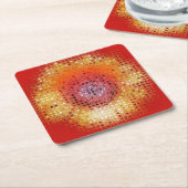 DESSOUS-DE-VERRE CARRÉ EN PAPIER DÉPANNAGE (Incliné)