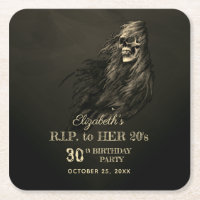 Déplaisante crâne de cheveux RIP à sa fête d'anniv