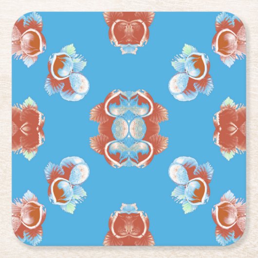 Dessous-de-verre Carré En Papier Des Noix Pour Vous ! (Devant)