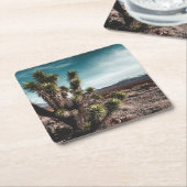 Dessous-de-verre Carré En Papier Deserts | Cholla (Incliné)