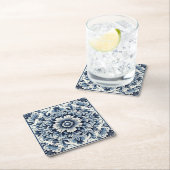 Dessous-de-verre Carré En Papier Design portugais (En situation)