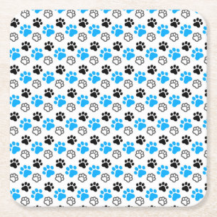 Dessous-de-verre Carré En Papier Dessin de chat