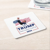 Dessous-de-verre Carré En Papier Dessous de verre (Incliné)