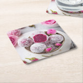 Dessous-de-verre Carré En Papier dessous de verre (Incliné)