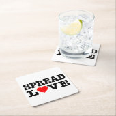 Dessous-de-verre Carré En Papier Dessous de verre (En situation)