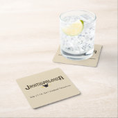 Dessous-de-verre Carré En Papier Dessous de verre (En situation)