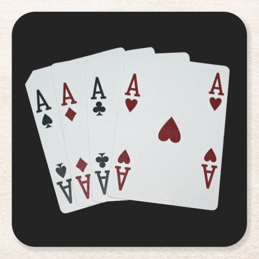 Dessous-de-verre Carré En Papier Dessous de verre (Devant)