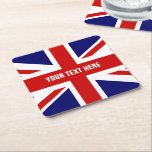 Dessous-de-verre Carré En Papier Dessous de verre britanniques de boissons de<br><div class="desc">Dessous de verre britanniques de boissons de carton de pulpe de papier de drapeau d'Union Jack. Disponible dans différentes formes comme le carré, le coeur ou la forme ronde. Grand pour le pub, le café, resaurant, à la maison, bureau et d'autres endroits. Accessoires de Personalizable pour le parti politique, la...</div>