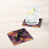 Dessous-de-verre Carré En Papier dessous de verre capricorne (En situation)