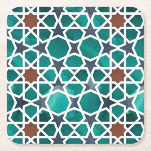 Dessous-de-verre Carré En Papier Dessous de verre carrés