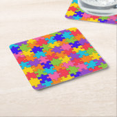 Dessous-de-verre Carré En Papier Dessous de verre de collection perplexes (Incliné)