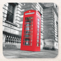 Dessous de verre de la boîte rouge de Londres