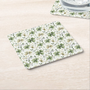 Dessous-de-verre Carré En Papier Dessous de verre de la Saint Patrick