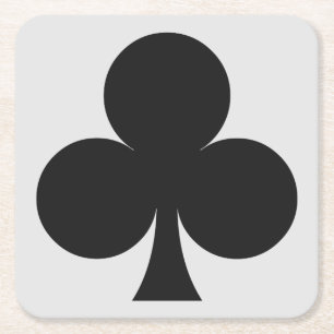 Dessous-de-verre Carré En Papier Dessous de verre de lecteur de carte - Club