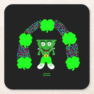 Dessous-de-verre Carré En Papier Dessous de verre de papier Carré St. Patrick's Fra