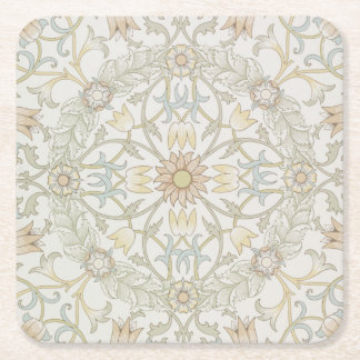 Dessous-de-verre Carré En Papier Dessous de verre de papier Floral William Morris