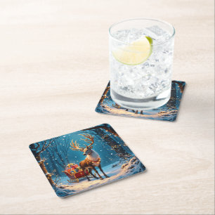 Dessous-de-verre Carré En Papier Dessous de verre en papier de vacances