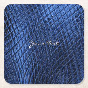 Dessous-de-verre Carré En Papier Dessous de verre en papier moderne décoratif bleu