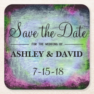 Dessous-de-verre Carré En Papier Dessous de verre en pastel d'arrière - plan de