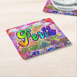 Dessous-de-verre Carré En Papier Dessous de verre Express Perth Vista