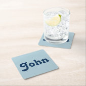 Dessous-de-verre Carré En Papier Dessous de verre John (En situation)