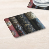 Dessous-de-verre Carré En Papier Dessous de verre littéraire (Incliné)