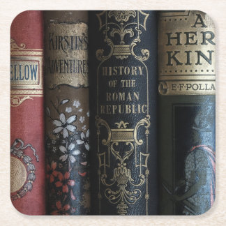 Dessous-de-verre Carré En Papier Dessous de verre littéraire