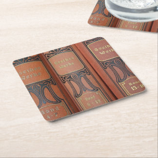 Dessous-de-verre Carré En Papier Dessous de verre littéraire