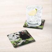 Dessous-de-verre Carré En Papier Dessous de verre Panda Smile (En situation)