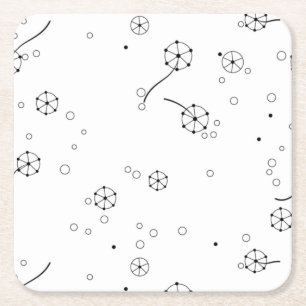 Dessous-de-verre Carré En Papier Dessous de verre papier