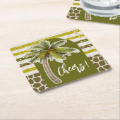 Dessous-de-verre Carré En Papier Dessous de verre papier (Incliné)