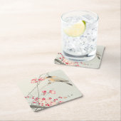 DESSOUS-DE-VERRE CARRÉ EN PAPIER DESSOUS DE VERRE PAPIER : JAPONAIS WOODBLOCK : OHA (En situation)