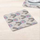 Dessous-de-verre Carré En Papier Dessous de verre papier Motif MODERNE MODERNE MODE (Incliné)