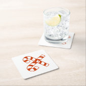 Dessous-de-verre Carré En Papier Dessous de verre papier - Sucre de canne (En situation)