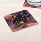 Dessous-de-verre Carré En Papier dessous de verre taurus (Incliné)