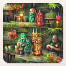 Dessous de verre Tiki Hut