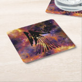 Dessous-de-verre Carré En Papier dessous de verre vierges (Incliné)