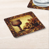 Dessous-de-verre Carré En Papier Dessous de verre Vieux Monde / Chalices et Gobelet (Incliné)