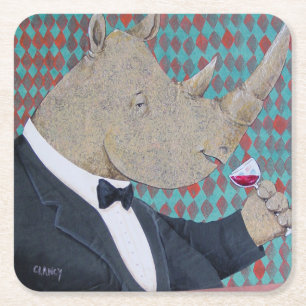 Dessous-de-verre Carré En Papier Dessous de verre vinicole