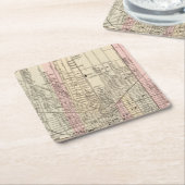 Dessous-de-verre Carré En Papier Detroit (Incliné)