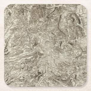 Dessous-de-verre Carré En Papier Digne