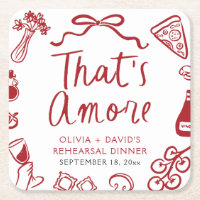 Dîner de répétition de pizza au "That's Amore" ita