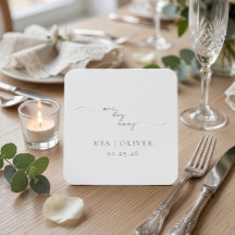 Dîner de Répétition Minimaliste à Un Jour du Maria