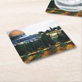 Dessous-de-verre Carré En Papier Dôme du Rocher, Jérusalem (Incliné)