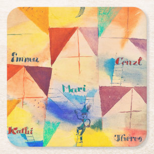 Dessous-de-verre Carré En Papier Don Giovanni Bavarois, Klee