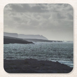 Dessous-de-verre Carré En Papier Doolin, le Burren, Irlande