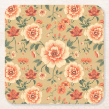 douce majestueuse rose pâle motif vintage
